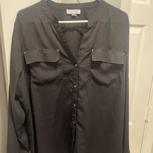 Calvin Klein women’s long sleeve blouse
